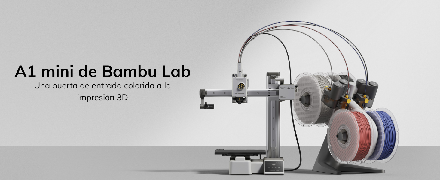 Descubre la Bambu Lab A1 Mini, una impresora 3D compacta y potente que combina tecnología de última generación con un diseño accesible. Con entrega inmediata y respaldada por 1 año de garantía, esta impresora redefine la experiencia de impresión 3D con automatización avanzada y compatibilidad con impresión multicolor, todo integrado en un marco metálico robusto y confiable. Ideal para quienes buscan un equipo listo para usar desde el primer momento.